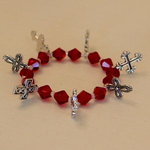 Cross Charm Bracelet